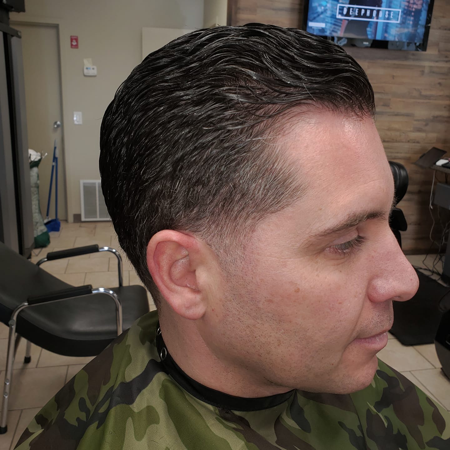 fade haircut by Domenico at Atomic Salon