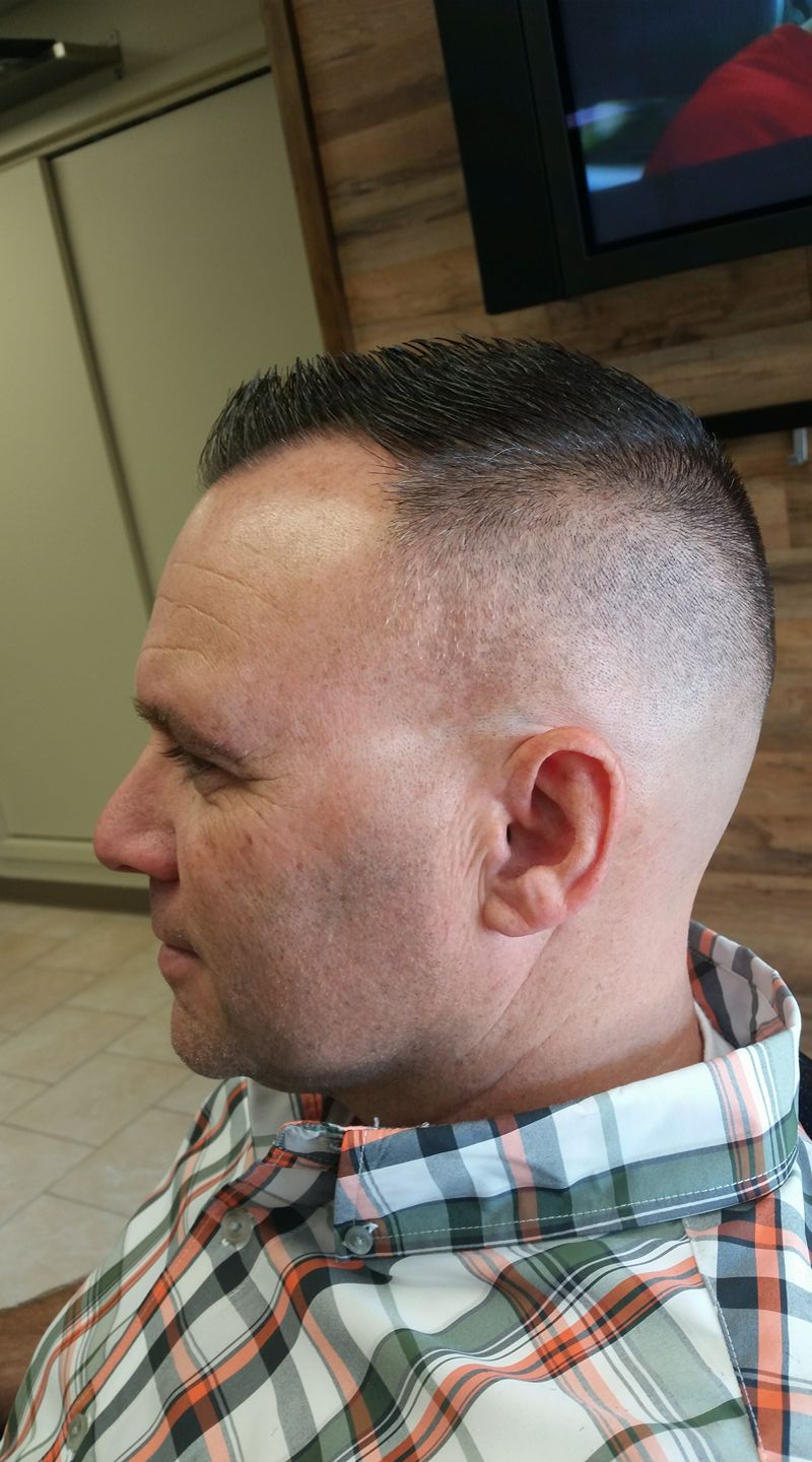 high fade haircut by Jay at Atomic Salon